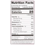 Cure Hydration Berry Pomegranate supplement facts showing calories, carbs, and electrolytes