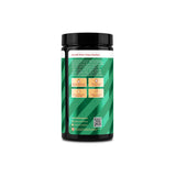 Back view of Energy Original CAFFEINE-FREE Eggnog (20 servings) container showing product benefits like immune support, collagen, and MCTs.