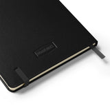 Navy Velite Armor Premium Notebook with minimalist design and elastic band, ideal for sleek and efficient 2025 planning.