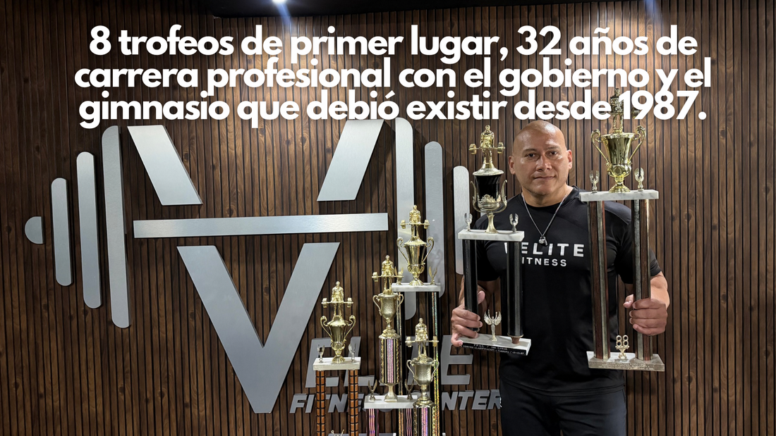 8 trofeos de primer lugar. 32 años de carrera profesional en el gobierno. Y el gimnasio que debió existir desde 1987.