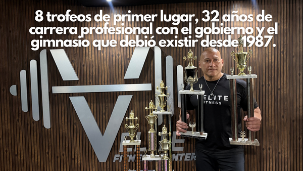 8 trofeos de primer lugar. 32 años de carrera profesional en el gobierno. Y el gimnasio que debió existir desde 1987.