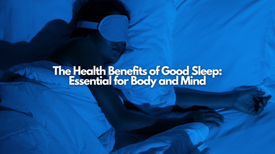 Restful sleep in a peaceful bedroom, representing the physical and mental health benefits of quality rest.

