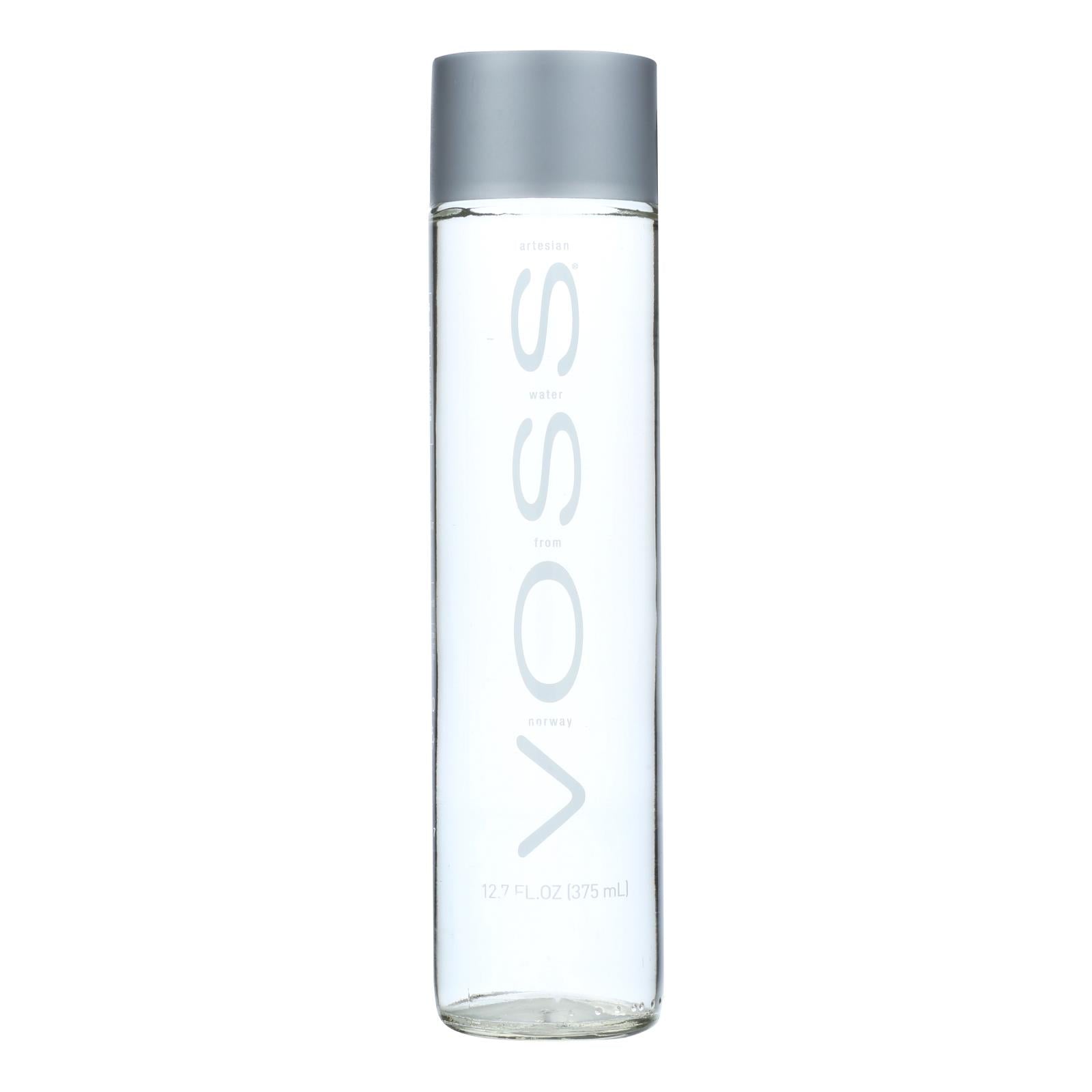 VOSS Still 375ml glass bottle with minimalist design – pure artesian water for everyday hydration.