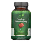 Front label of Amazing Grass Super Greens Capsules bottle with green design and red logo, emphasizing organic greens formula.