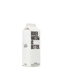 Boxed Water 500 ml – Pure & Sustainable Carton Packaging in a minimalist product shot, highlighting its clean design and recyclable carton.