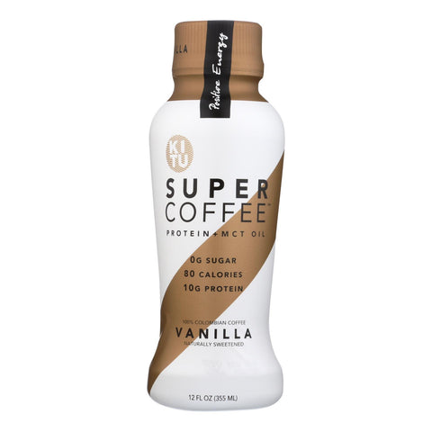 Kitu Super Coffee, Vanilla Protein Coffee, 12 Pack, 12 fl oz