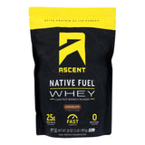 Ascent Native Fuel Chocolate Whey Protein Powder - 2 Lb