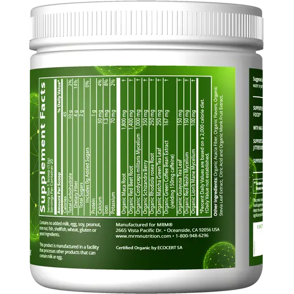 Organic Pre-Workout Island Fusion Flavored