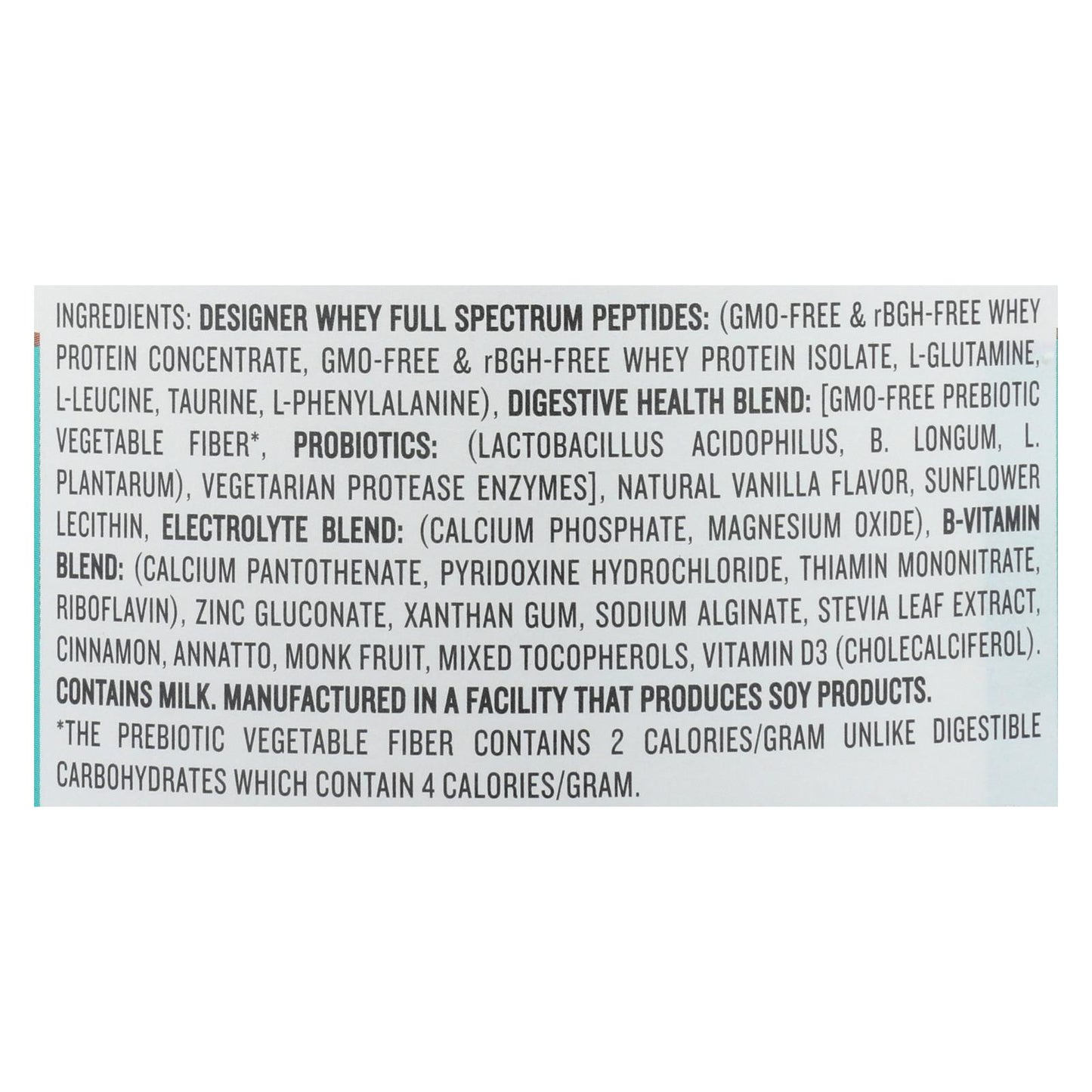 Vanilla Designer Whey 2 lb: 100% Whey Protein Powder- Designer Protein