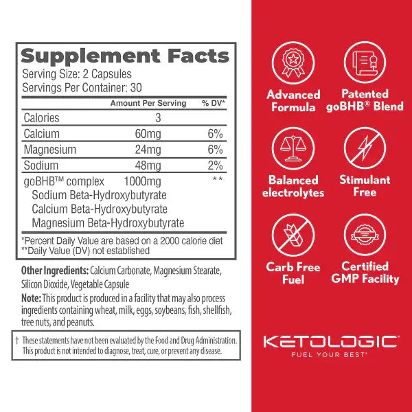 KETO BHB Capsules - KetoLogic