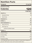 Nutrition facts label for Bob's Red Mill Hemp Protein Powder – 16 oz, showing 12g protein, 13g fiber, and 120 calories per 1/4 cup serving.
