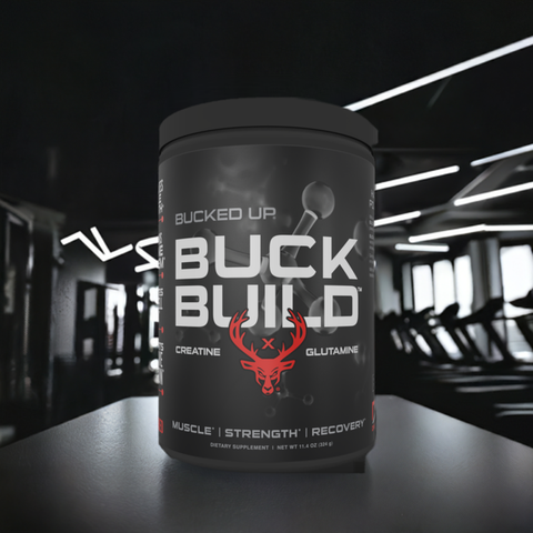 Buck Build - Advanced Creatine and L-Glutamine Complex for Peak Performance and Recovery