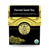 Fennel Seed Tea display with full front label, USDA Organic certified and fennel seeds for digestion support


