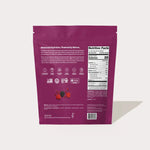 Back of Cure Berry Pomegranate Electrolyte Mix showing ingredients and usage instructions

