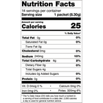 Nutrition facts label of Cure Hydration Lime Electrolyte Mix showing key electrolyte content and calorie count.