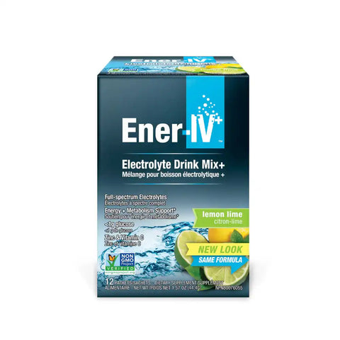 Ener-c Sport Drink Mix Lemon Lime 12 Pkts box with clinical electrolyte hydration benefits for fitness and mental wellness. Vegan, non-GMO, WHO formula.