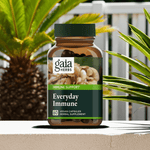 Immune support supplement in a clean, vegan, plant-based lifestyle setting
