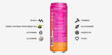 Minimal infographic image highlighting the benefits and clean ingredients of FitAid Energy Peach Mandarin.

