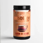 Perk Energy Vanilla Caramel Steamer on plain background