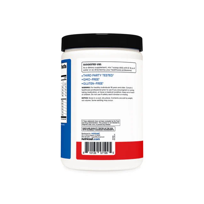 BCAA + Hydration Powder - Fruit Punch (30 Servings) | Nutricost