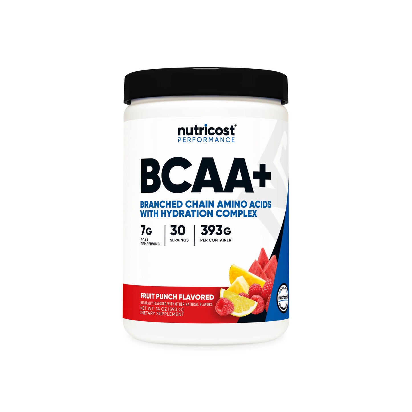 BCAA + Hydration Powder - Fruit Punch (30 Servings) | Nutricost