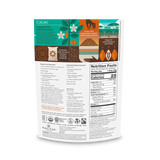 Comparison chart of black cacao powder nutritional facts and standard cocoa powder.