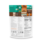 Graphic displaying health benefits of cacao, emphasizing antioxidants, magnesium, and iron.