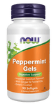 NOW Foods Peppermint Oil Enteric Softgels – 90 capsules for natural digestive comfort and enteric-coated formula

