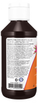 Nature’s Plus B-12 liquid supplement bottle showing suggested use, dosage information, and quality certifications.