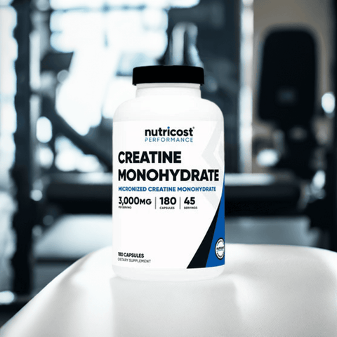 Nutricost Creatine Monohydrate - 180 Capsules (3,000 MG)