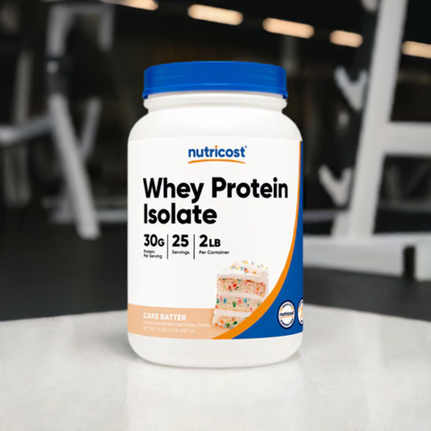 Nutricost Whey Protein Isolate – Cake Batter Flavor - Velite Armor