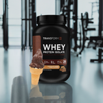 Perform Whey Protein Isolate, Chocolate Dipped Cone, gym background