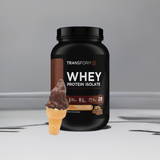 Transform Whey Protein Isolate, Chocolate Dipped Cone, sleek design