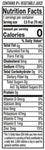 "Nutrition facts label for Extra Strength Pickle Juice Shot showing zero sugar, 15x electrolytes, and USDA Organic certification."