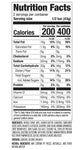 Nutrition facts panel of Probar Banana Nut Bread Meal Bar showing calories, protein, and fiber content