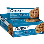 Quest Oatmeal Chocolate Chip Protein Bar – Box of 12 Packaging Front View
