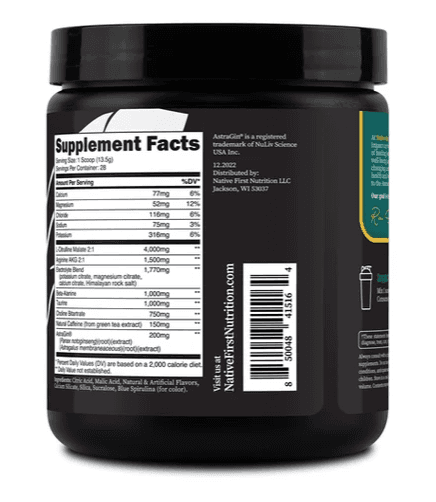 PreWorkout - Blue Raspberry- NativeFirst Nutrition