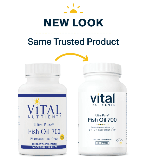 Ultra Pure® Fish Oil 700 Pharmaceutical Grade - Vital Nutrients