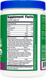 Nutricost Super Greens Powder supplement facts label.