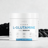 Type Zero Clean L-Glutamine 1kg container front view