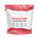Front view of Type Zero Hydration Stick Packs in Strawberry Watermelon flavor, featuring zero sugar, stevia, and 14 essential vitamins and minerals.