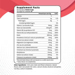 Supplement facts label for Type Zero Hydration Stick Packs showing detailed vitamin and electrolyte content per serving for health-conscious consumers.