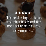 5-star customer review stating: "This is the smoothest protein I've ever had. The flavor is amazing."