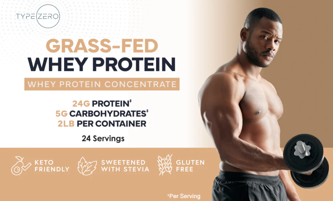 Type Zero Grass Fed Whey Protein - Chocolate