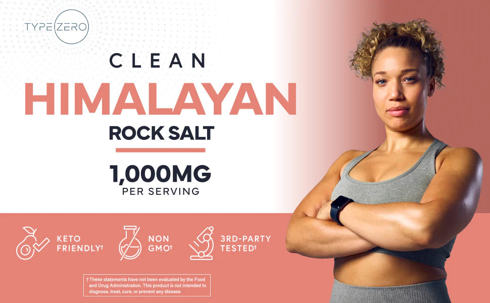 Type Zero Pink Himalayan Salt Capsules