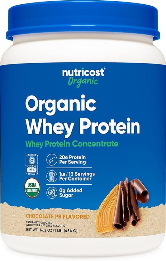 Nutricost Organic Whey Protein (Peanut Butter)