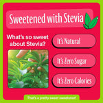 Zevia Energy Drink highlights stevia sweetener benefits: natural, zero sugar, and zero calories, perfect for health-conscious energy seekers.