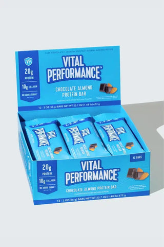 Barra de proteína Vital Performance - Chocolate y almendras