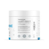 Type Zero Clean L-Glutamine 1kg container back label