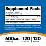 N-Acetyl L-Cysteine (NAC) - Nutricost